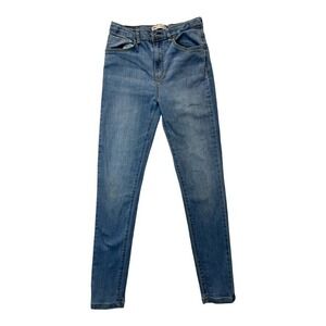 Levi’s Girls 720 High Rise Super Skinny Jeans‎ Size 14 Light Wash Stretch Denim